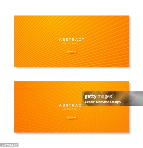 abstract orange gradient line geometric shape background. modern futuristic background. can be use for landing page, book covers, brochures, flyers, magazines, any brandings, banners, headers, presentations, and wallpaper backgrounds - orange background texture stock illustrations