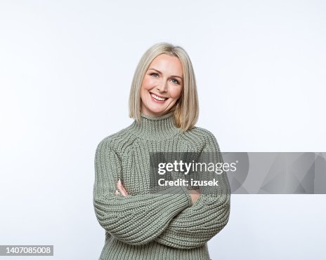 Porträt des Lächelns reifer Frauen Porträt des Lächelns reifer Frauen