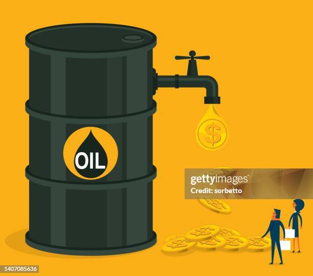 stockillustraties, clipart, cartoons en iconen met rising gasoline prices - price gouging