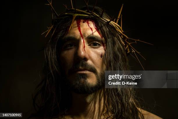 jesus christ - white jesus stock pictures, royalty-free photos & images