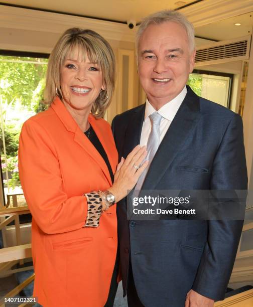 Ruth Langsford and Eamonn Holmes attend The TRIC Awards 2022 at The Grosvenor House Hotel on July 06, 2022 in London, England.