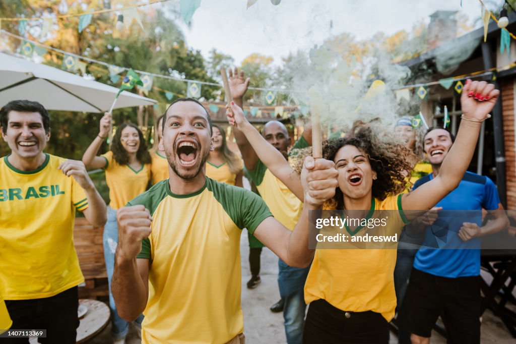 Brazilian soccer fans