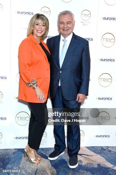 Ruth Langsford and Eamonn Holmes attend the TRIC Awards 2022 at Grosvenor House on July 06, 2022 in London, England.