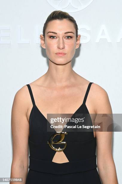 Lauren Remington Platt attends the Elie Saab Haute Couture Fall Winter 2022 2023 show as part of Paris Fashion Week on July 06, 2022 in Paris, France.