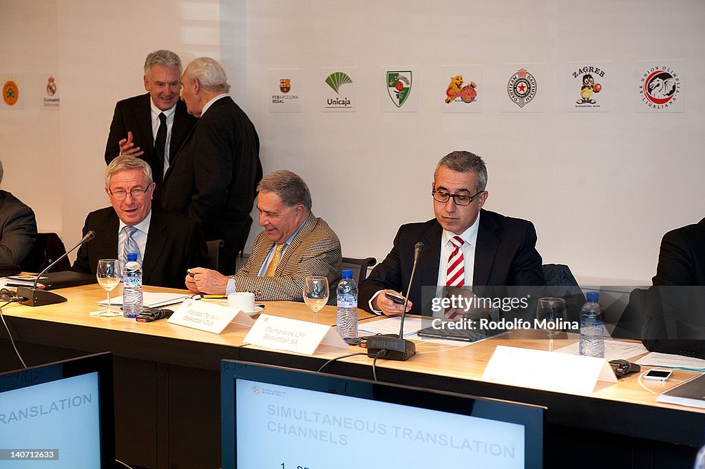 ECA Shareholders Executive Board Meeting - Euroleague Basketball