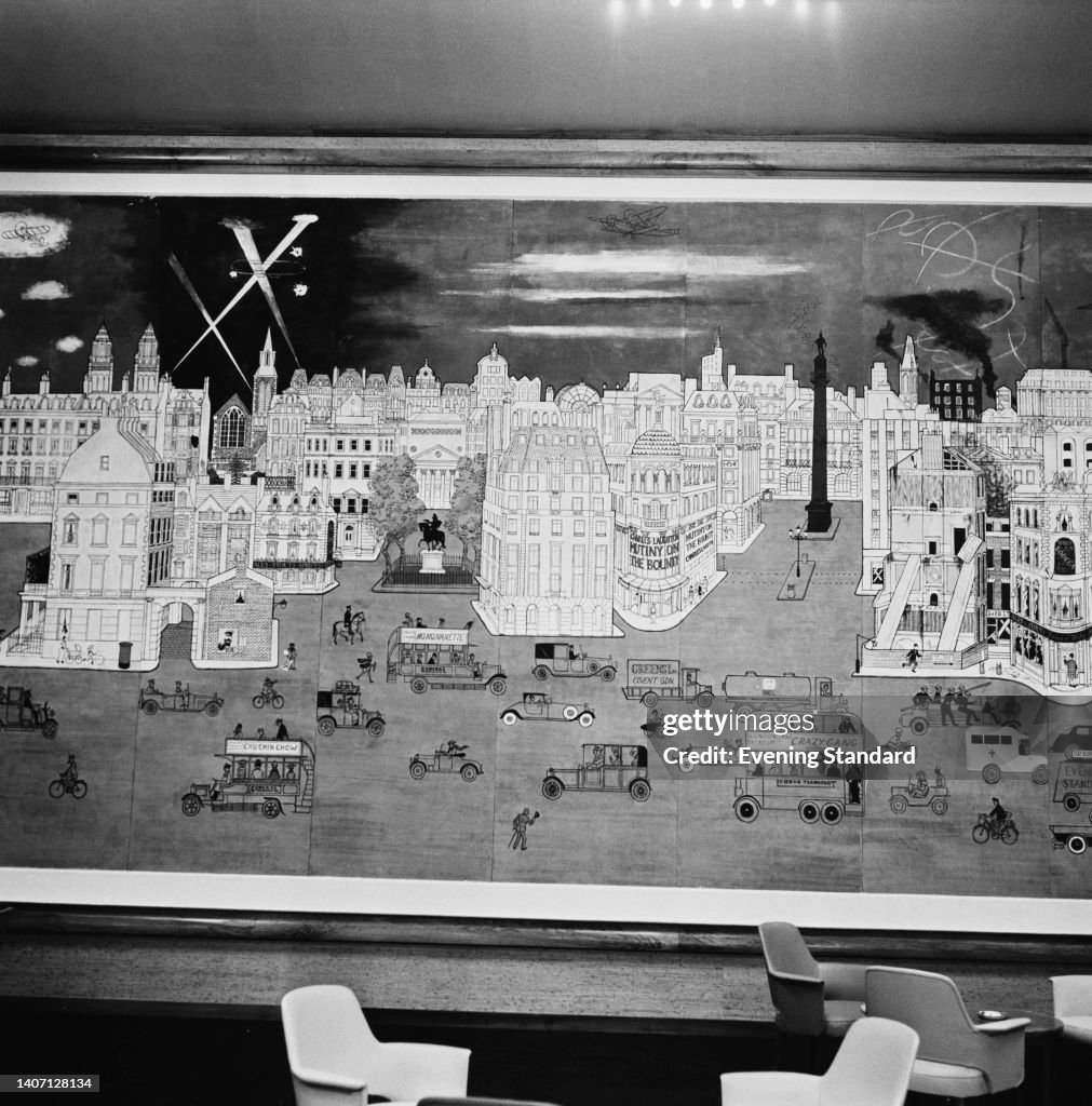 Osbert Lancaster Mural, Shell Centre