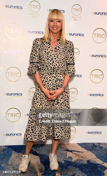 Sara Cox attends the TRIC Awards 2022 at Grosvenor House on July 06, 2022 in London, England.
