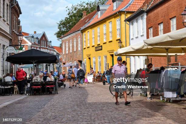 danish medieval town - ribe denmark stock pictures, royalty-free photos & images