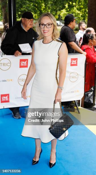 Michelle Dewberry attends the TRIC awards at Grosvenor House on July 06, 2022 in London, England.