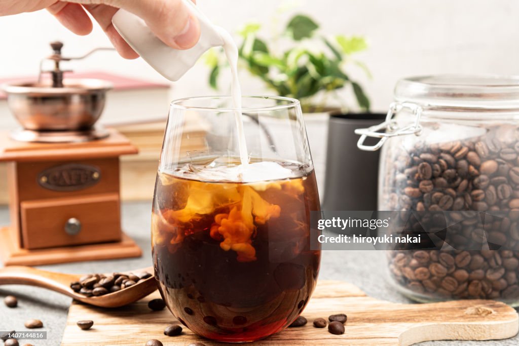 Portioned iced coffee