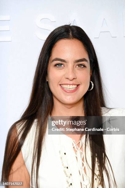 Anouchka Delon attends the Elie Saab Haute Couture Fall Winter 2022 2023 show as part of Paris Fashion Week on July 06, 2022 in Paris, France.