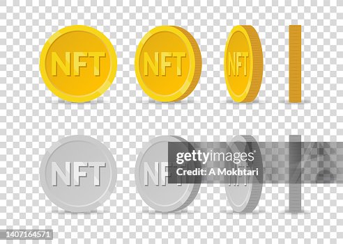 Nft Coins Rotating High-Res Vector Graphic - Getty Images