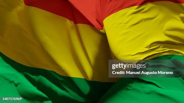 flag of bolivia - flags of latin america stock pictures, royalty-free photos & images