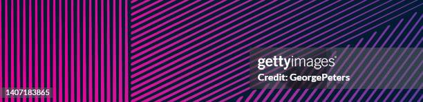 striped abstract background - wide perspective stock illustrations