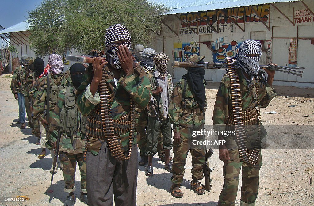 Al-Qaeda linked al-shabab recruits walk