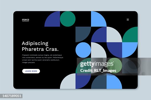 Website landing page template design — Clyde System, IpsumCo Series Website landing page template design — Clyde System, IpsumCo Series