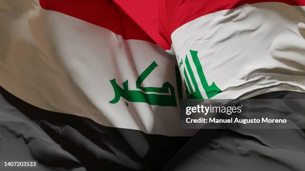 flag of iraq - irak flag stock pictures, royalty-free photos & images