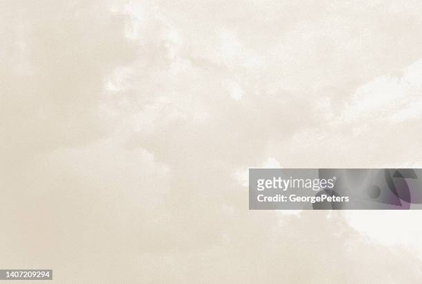 stipple illustration of storm clouds - beige stock illustrations