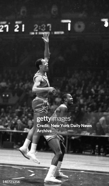 Capt. Lenny Wilkens of the St. Louis Hawks during NBA All-Star game.