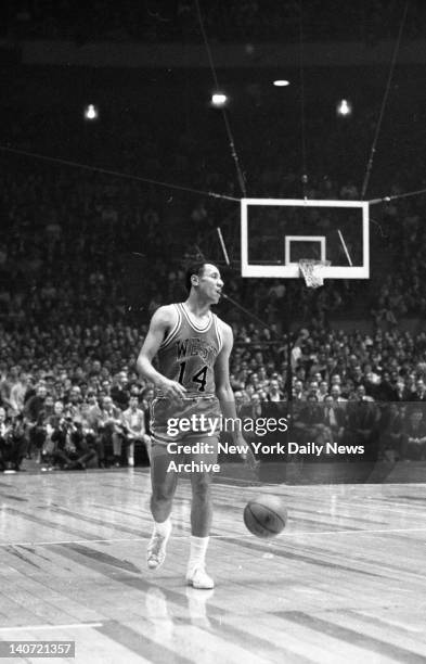 Capt. Lenny Wilkens of the St. Louis Hawks during NBA All-Star game.