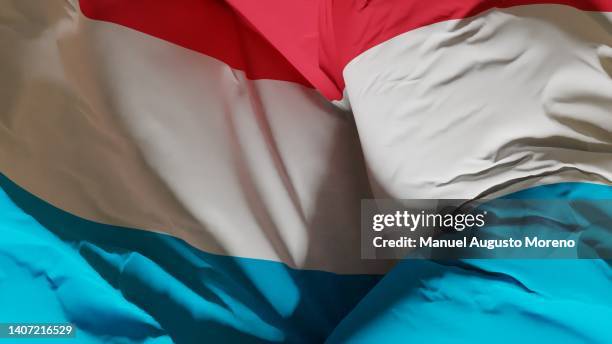 flag of luxembourg - luxembourg stock pictures, royalty-free photos & images