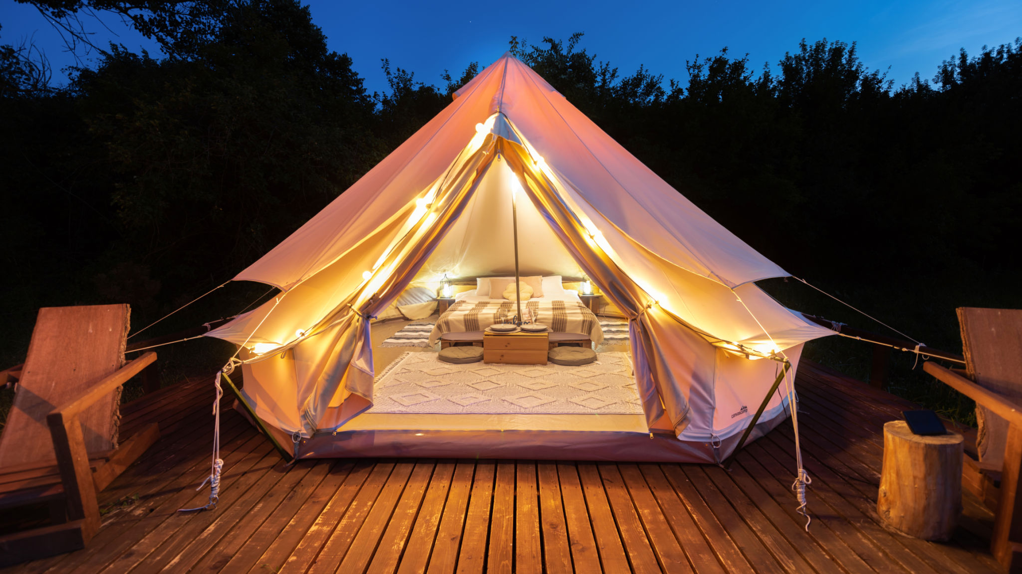 glamping tents