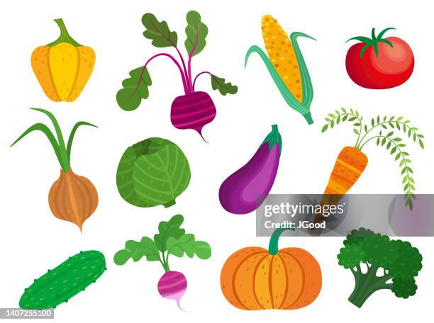 vegetables - beetroot cut out stock illustrations