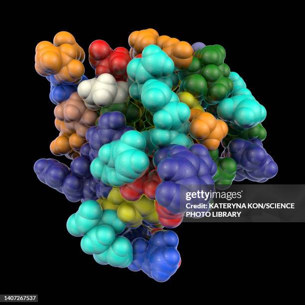 insulin molecule, illustration - glucose level stock illustrations