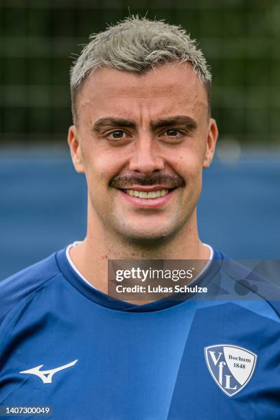 Philipp Foerster of VfL Bochum 1848 poses during the team presentation at training ground of Vonovia Ruhrstadion on July 07, 2022 in Bochum, Germany.