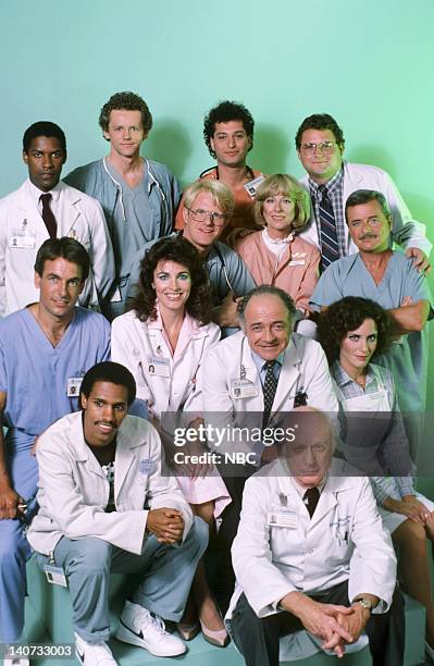 Season 3 -- Pictured: Denzel Washington as Doctor Philip Chandler, David Morse as Doctor Jack Morrison, Howie Mandel as Doctor Wayne Fiscus, Stephen...