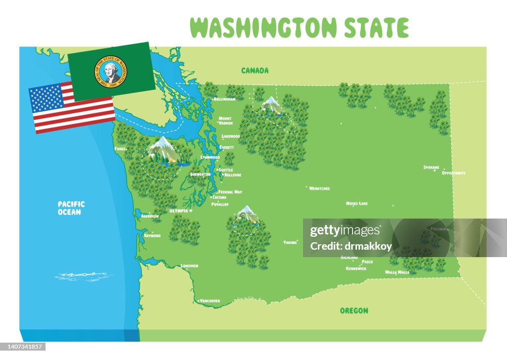 Washington State Map
