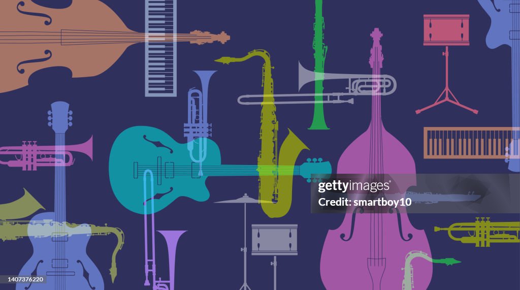 Musical Instruments Jazz High-Res Vector Graphic - Getty Images