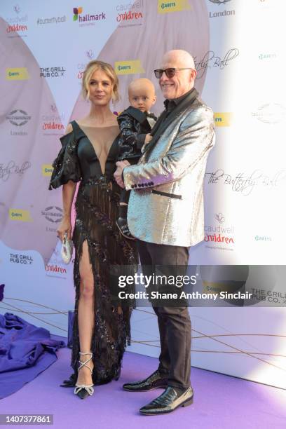 Modesta Vzesniauskaite and John Caudwell attend the Caudwell Children Butterfly Ball 2022 at The Londoner Hotel on July 07, 2022 in London, England.