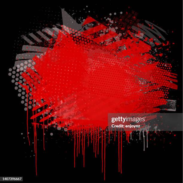Blood Splatter On Black Background Photos and Premium High Res Pictures