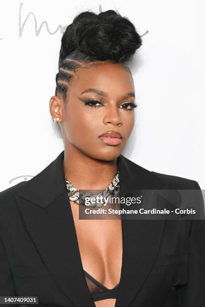 Didi Stone attends the "Diner De La Mode" to benefit Sidaction at Pavillon Cambon Capucines on July 07, 2022 in Paris, France.