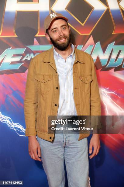 Tristan Lopin attends the “Thor: Love and Thunder” Premiere At Le Grand Rex on July 07, 2022 in Paris, France.