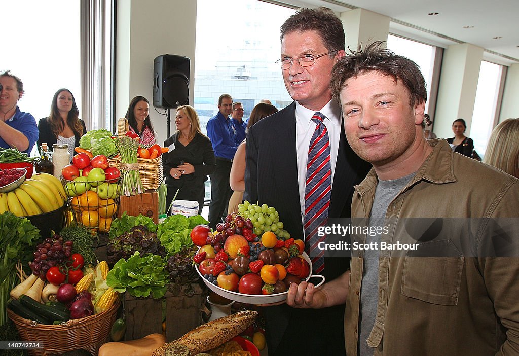 Jamie Oliver And Victoria Government Announce Partnership To Tackle Obesity