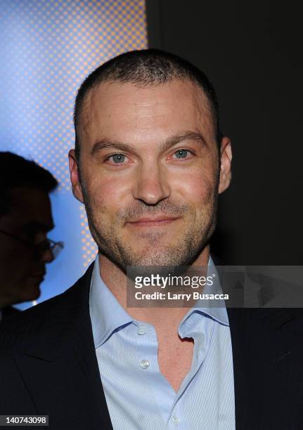 Brian Austin Green attends the Cinema Society & People StyleWatch with Grey Goose screening of "Friends With Kids" at the SVA Theater on March 5,...