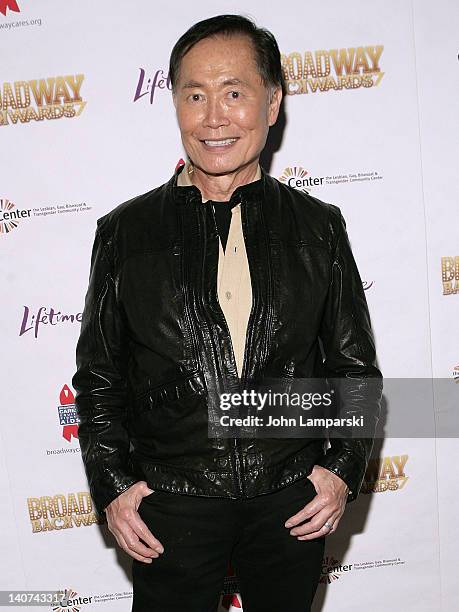 George Takei attends Broadway Backwards 7 at the Al Hirschfeld Theatre on March 5, 2012 in New York City.