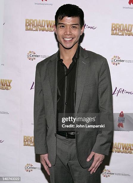 Telly Leung attends Broadway Backwards 7 at the Al Hirschfeld Theatre on March 5, 2012 in New York City.