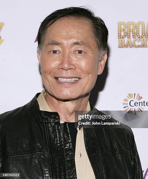 George Takei attends Broadway Backwards 7 at the Al Hirschfeld Theatre on March 5, 2012 in New York City.