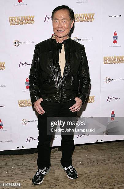 George Takei attends Broadway Backwards 7 at the Al Hirschfeld Theatre on March 5, 2012 in New York City.