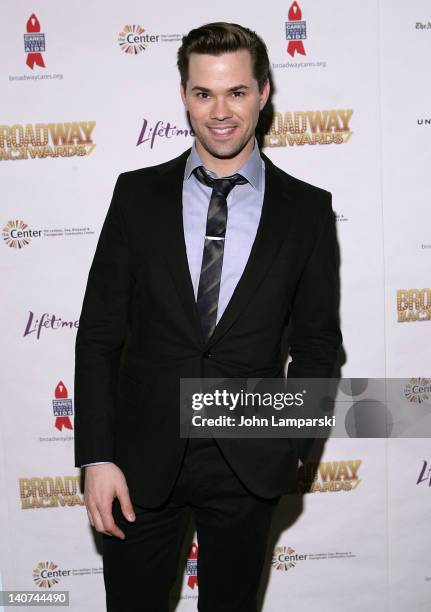 Andrew Rennells attends Broadway Backwards 7 at the Al Hirschfeld Theatre on March 5, 2012 in New York City.