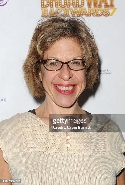 Jackie Hoffman attends Broadway Backwards 7 at the Al Hirschfeld Theatre on March 5, 2012 in New York City.