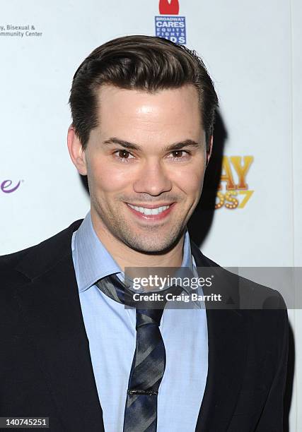 Andrew Rannells attends Broadway Backwards 7 at the Al Hirschfeld Theatre on March 5, 2012 in New York City.