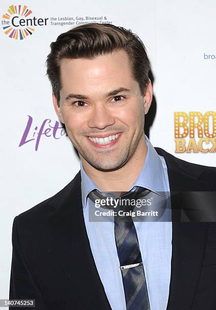 Andrew Rannells attends Broadway Backwards 7 at the Al Hirschfeld Theatre on March 5, 2012 in New York City.