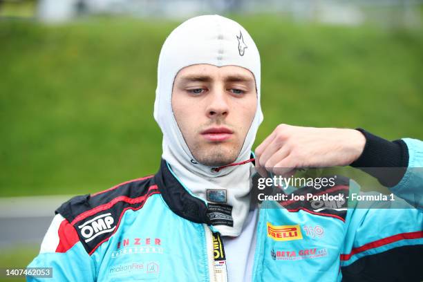 Federico Malvestiti of Italy and Jenzer Motorsport prepares to drive during practice ahead of Round 5:Spielberg of the Formula 3 Championship at Red...
