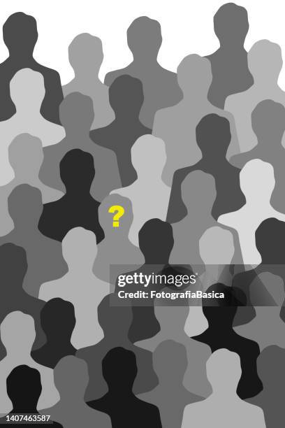 questioned man - curious expression stock illustrations