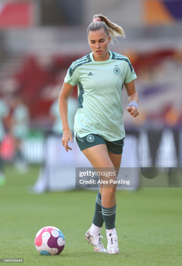 Germany - Press Conference And Training Session: Group B - UEFA Women's EURO 2022