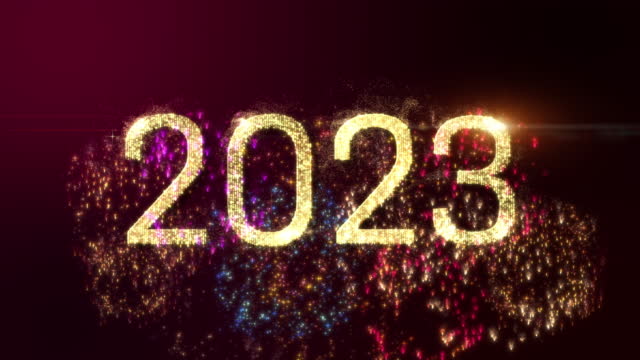 Happy New Year 2023 Fireworks Celebration
